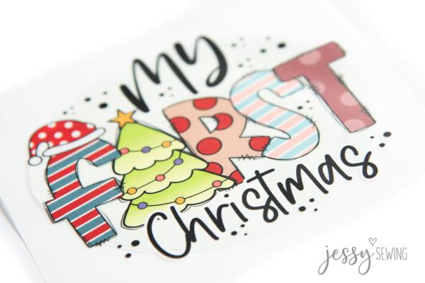 Bügelbild "my first christmas" by Jessy Sewing